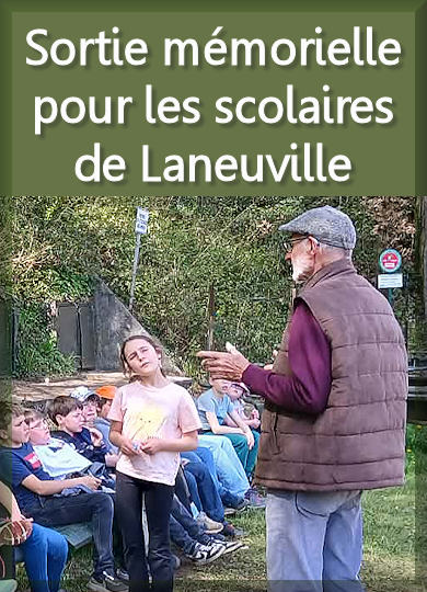 Sortie mémorielle pour les scolaires de Laneuville, au fort de Fermont